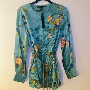 COPY - Linda Allaedellen Tracy 100% Silk floral top! NWT